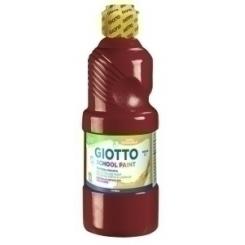 Tempera Giotto Mas Lavable Liquida 500 Ml (Botella) Castaño