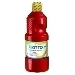 Tempera Giotto Mas Lavable Liquida 500 Ml (Botella) Rojo Bermellon