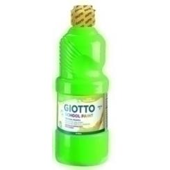 Tempera Giotto Mas Lavable Liquida 500 Ml (Botella) Verde Esmeralda
