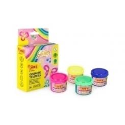 Tempera Jovi Glitter  55 Ml (Bote) Estuche De 6 + Pincel