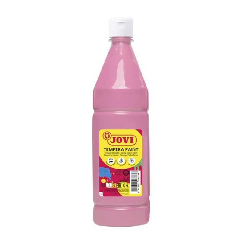 Tempera Jovi Liquida 1000 Ml (Botella) Rosa (+2 años)