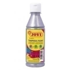 Tempera Jovi Liquida  250 Ml (Botella) Plata Metalizado