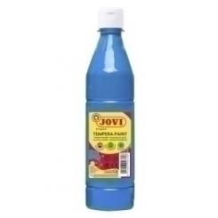 Tempera Jovi Liquida  500 Ml (Botella) Azul Cyan