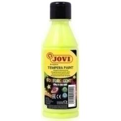 Tempera Jovi Liquida Fosforescente 250 Ml (Botella) Amarillo