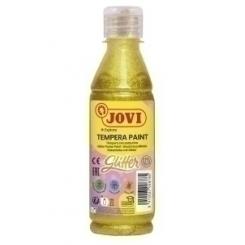 Tempera Jovi Liquida Glitter 250 Ml (Botella) Amarillo