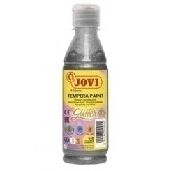 Tempera Jovi Liquida Glitter 250 Ml (Botella) Plata