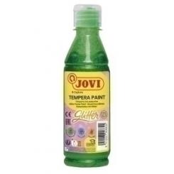 Tempera Jovi Liquida Glitter 250 Ml (Botella) Verde