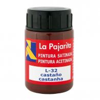 Tempera La Pajarita 35Ml Castaño