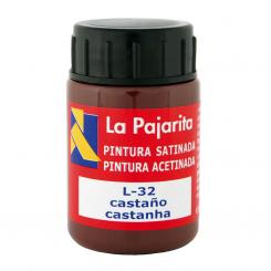 Tempera La Pajarita 35Ml Castaño