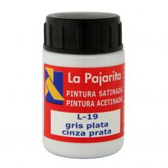 Tempera La Pajarita 35Ml Gris Plata