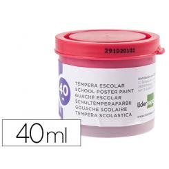 Tempera LIDERPAPEL escolar 40 ml magenta