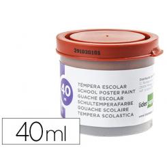 Tempera LIDERPAPEL Escolar 40 ml Marron