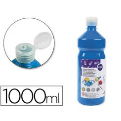 Tempera liquida LIDERPAPEL escolar 1000 ml azul