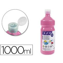 Tempera liquida LIDERPAPEL escolar 1000 ml rosa