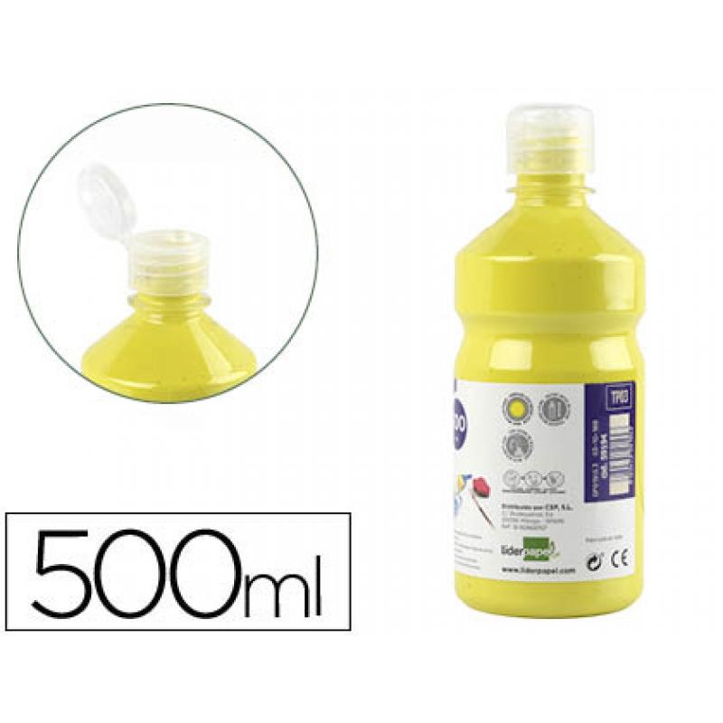 tempera-liquida-liderpapel-escolar-500-ml-amarillo-limon