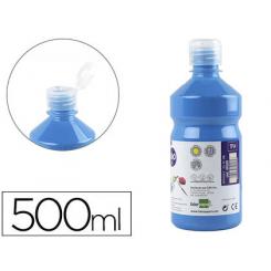 Tempera liquida LIDERPAPEL escolar 500 ml azul