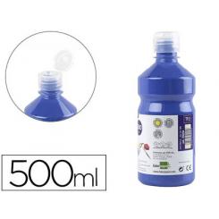 Tempera liquida LIDERPAPEL escolar 500 ml azul marino