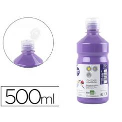 Tempera liquida LIDERPAPEL escolar 500 ml lila