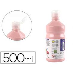Tempera liquida LIDERPAPEL escolar 500 ml rosa