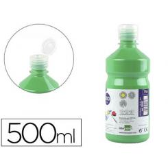 Tempera liquida LIDERPAPEL escolar 500 ml verde