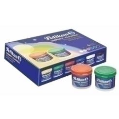 Tempera Pelikan 40 Ml (Bote) 742/40S Estuche De 6 + Pincel