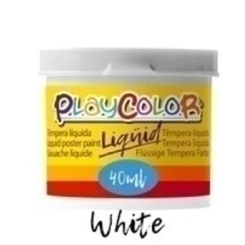 tempera-playcolor-liquid-40-ml-bote-blanco-estuche-de-6