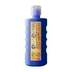 Tempera Playcolor Liqüid Liquida 1000 Ml (Botella) Azul Oscuro
