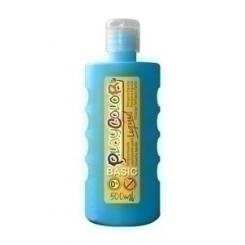 Tempera Playcolor Liqüid Liquida 500 Ml (Botella) Azul Claro