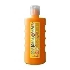 Tempera Playcolor Liqüid Liquida 500 Ml (Botella) Naranja