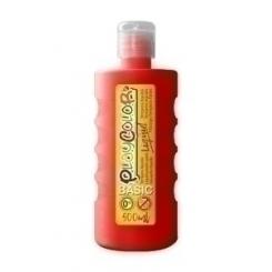 Tempera Playcolor Liqüid Liquida 500 Ml (Botella) Rojo