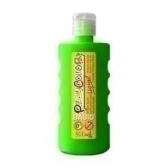 Tempera Playcolor Liqüid Liquida 500 Ml (Botella) Verde Oscuro