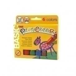 Tempera Solida Playcolor Basic One 10Gr. Estuche De 6 Colores