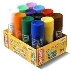 Tempera Solida Playcolor Mural 40Gr. Bandeja De 12 Colores