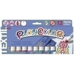 Tempera Solida Playcolor Textil One 10Gr. Estuche De 12 Colores