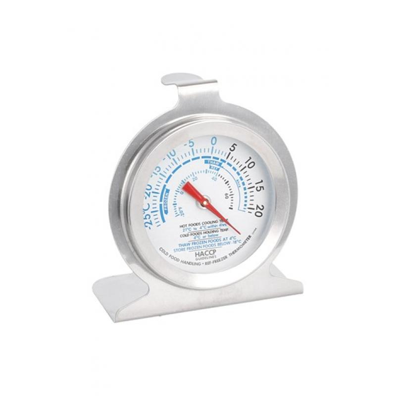 TERMÓMETRO REFRIGERADOR/CONGELADOR -29º A 20ºC 6,2x7,3x4 CM PLATEADO INOX (1 UNID.)