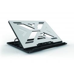 Conceptronic THANA ERGO S, Laptop Cooling Stand Soporte para ordenador portátil Gris 39,6 cm (15.6