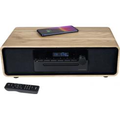 Thomson MIC300IBT sistema de audio para el hogar Microcadena de música para uso doméstico 10 W Negro, Madera