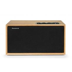 Thomson WS502 sistema de audio para el hogar Microcadena de música para uso doméstico Negro, Madera
