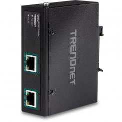 Trendnet TI-E100 ampliador de red Transmisor de red Negro 10, 100, 1000 Mbit/s