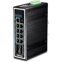 Trendnet TI-PG1284i Gestionado L2+ Gigabit Ethernet (10/100/1000) Energía sobre Ethernet (PoE) Negro
