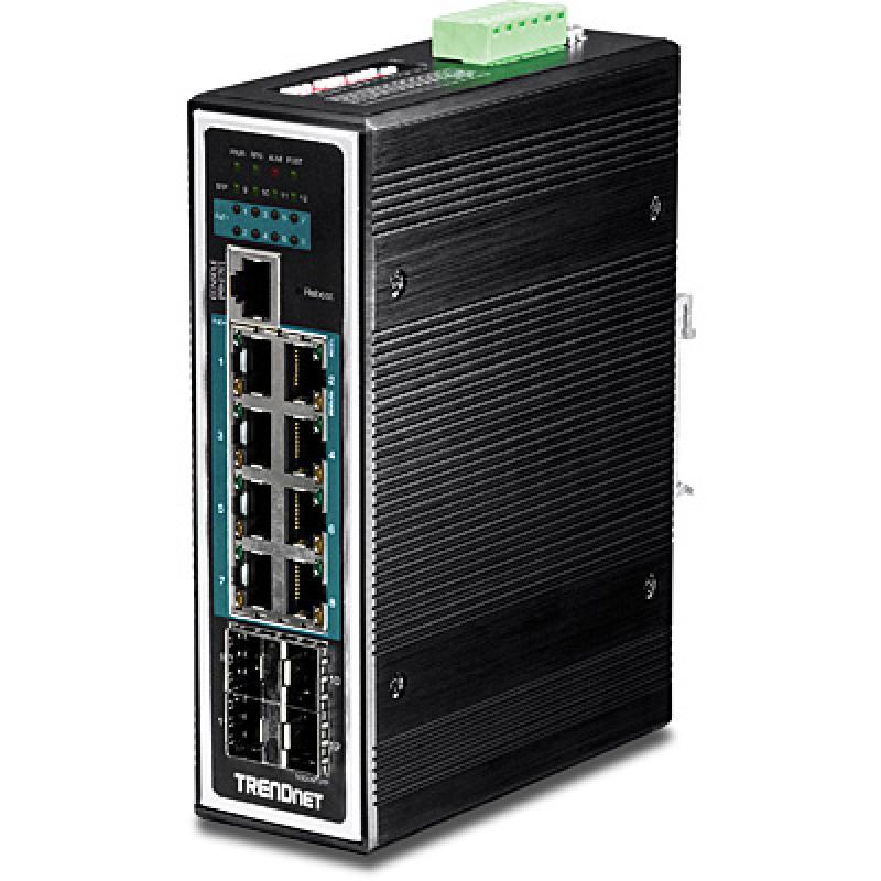 ti-pg1284i-gestionado-l2-gigabit-ethernet-10-100-1000-energia-sobre-ethernet-poe-negro