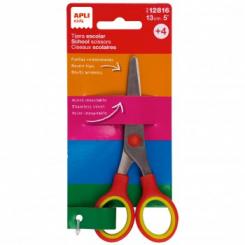 APLI Tijera Escolar Roja 13Cm
