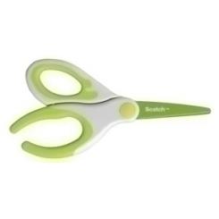 Tijeras Escolar Scotch Acero Inoxidable Hoja 20 Cm. Verde