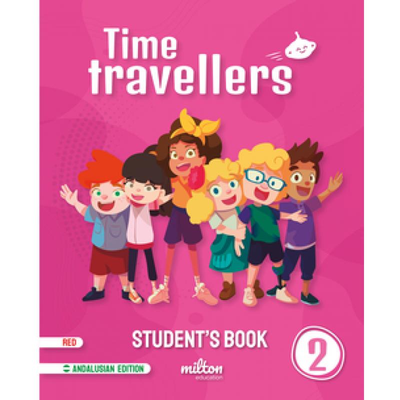 time-travellers-2-red-students-book-english-2-primaria-and-milton