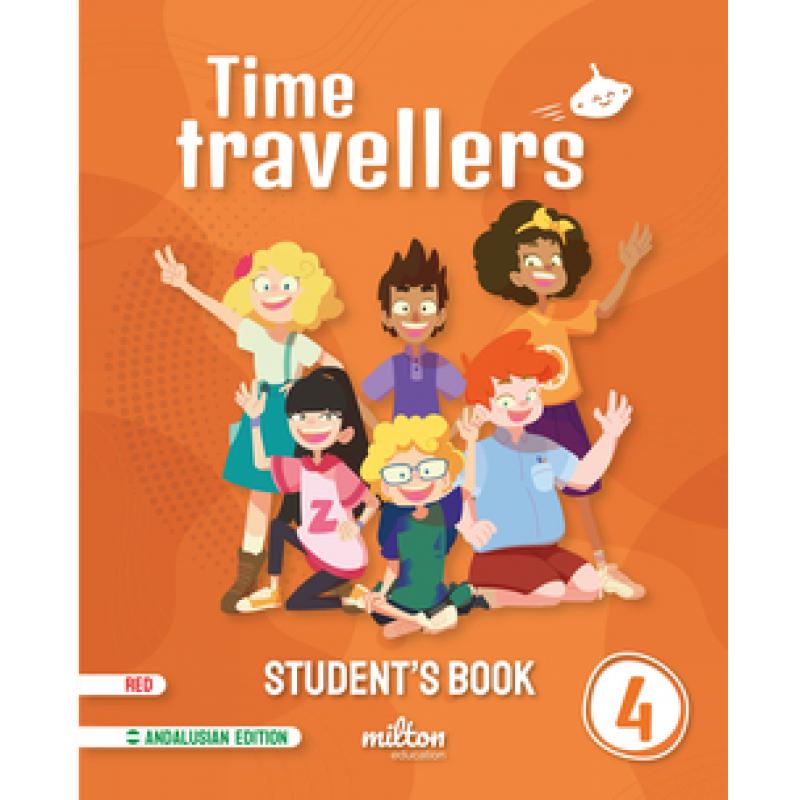 time-travellers-4-red-students-book-english-4-primaria-and-milton