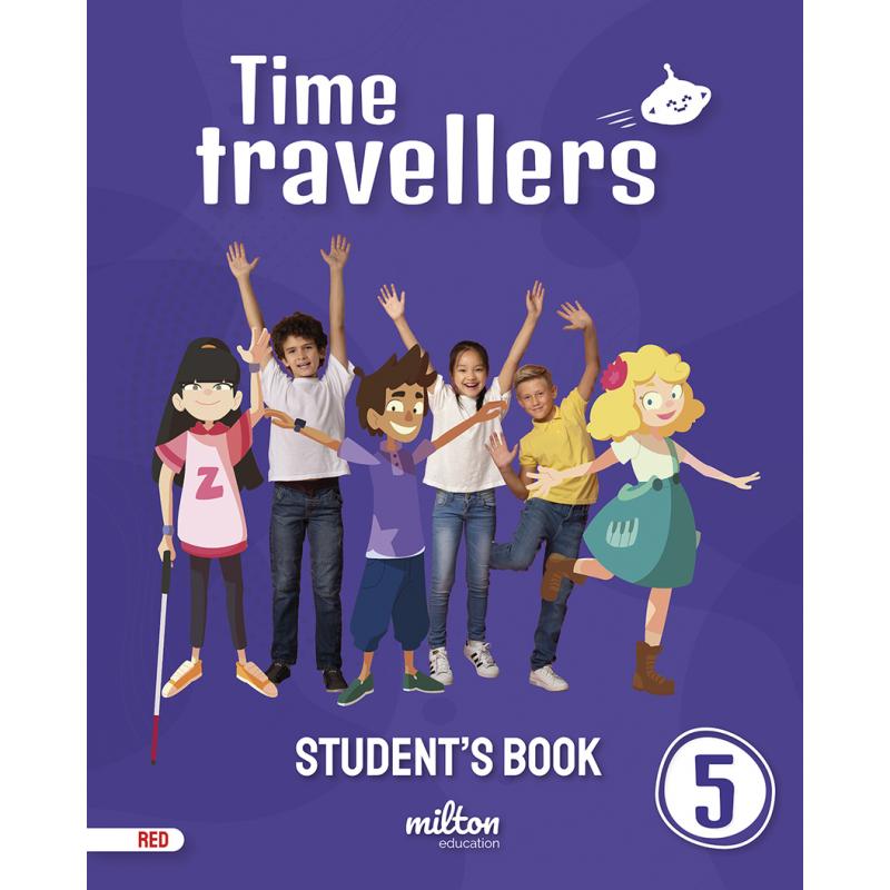 time-travellers-5-red-students-book-english-5-primaria-ed-milton
