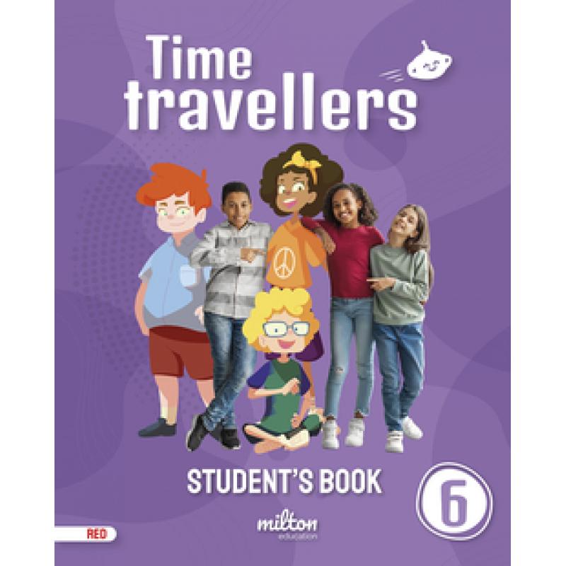 time-travellers-6-red-students-book-english-6-primaria-am-milton