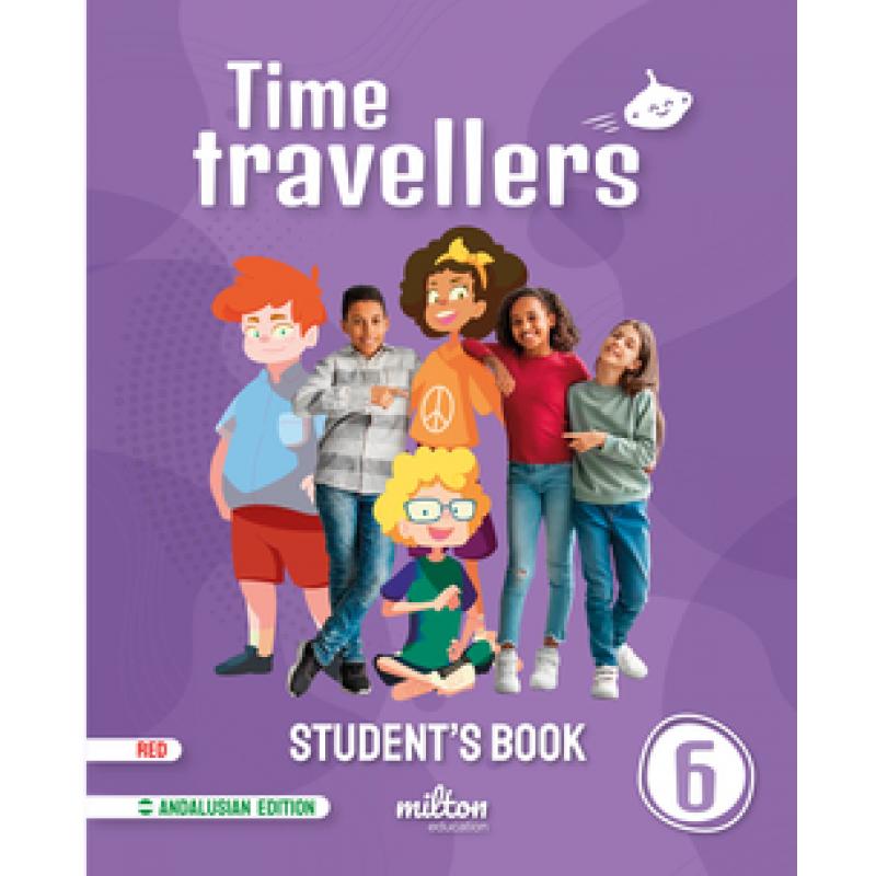time-travellers-6-red-students-book-english-6-primaria-and-milton