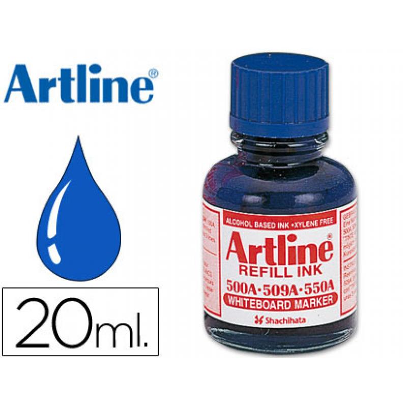 tinta-artline-azul-para-rotulador-pizarra-blanca-500-a-frasco-de-20-ml