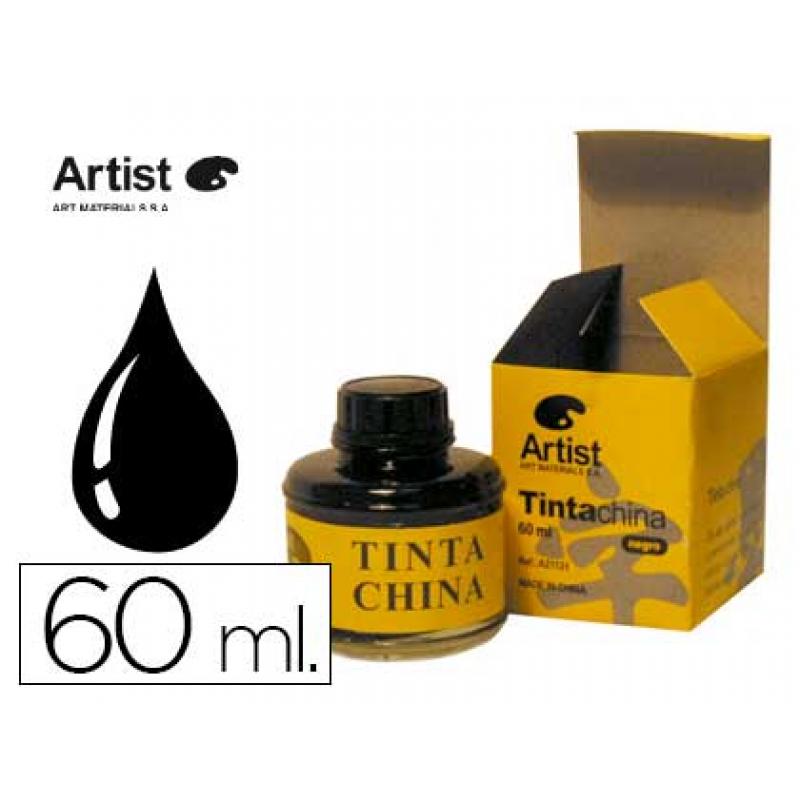 tinta-china-artist-negra-frasco-de-60-ml